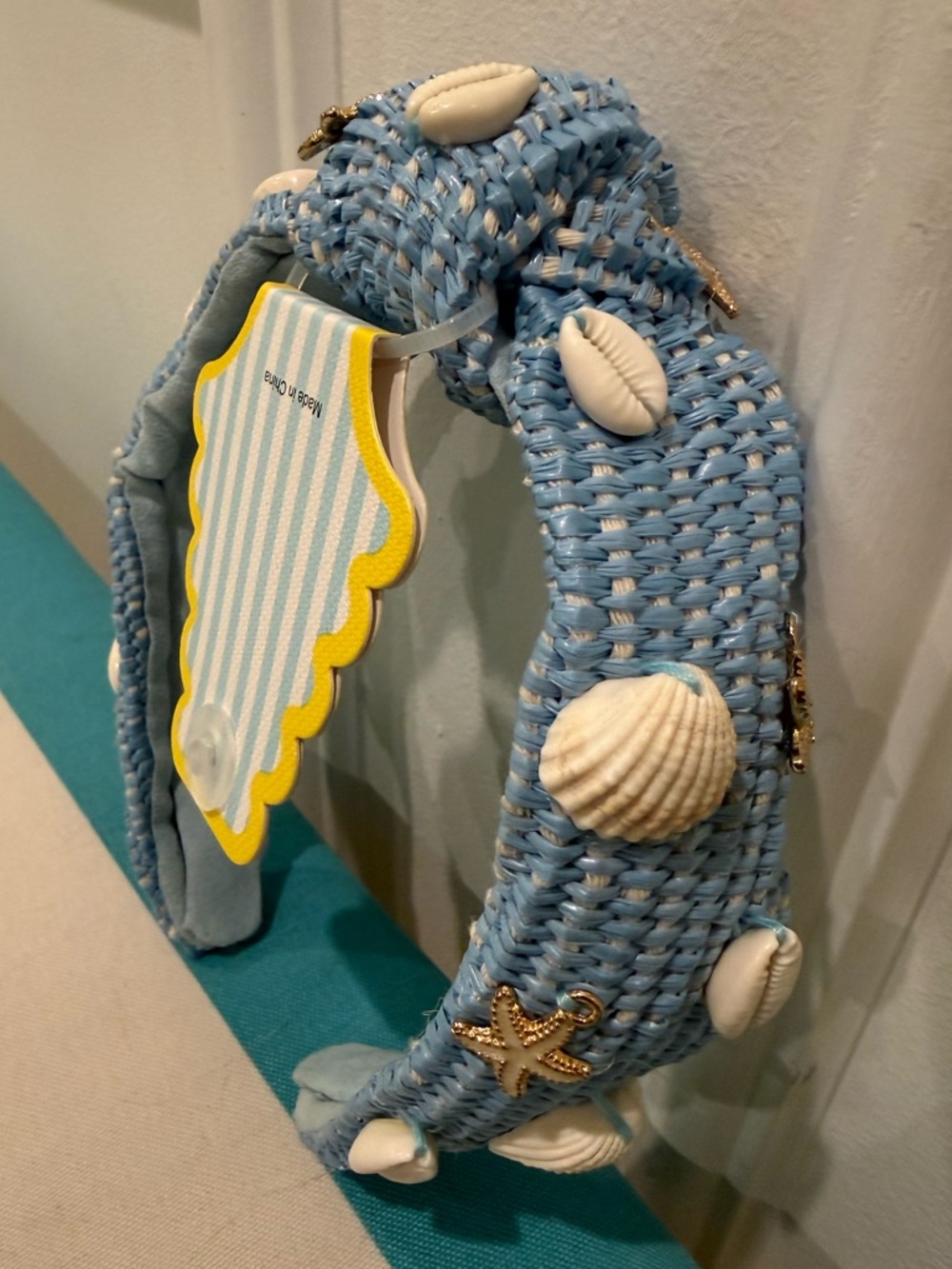 Blue Seashell Decorative Headband